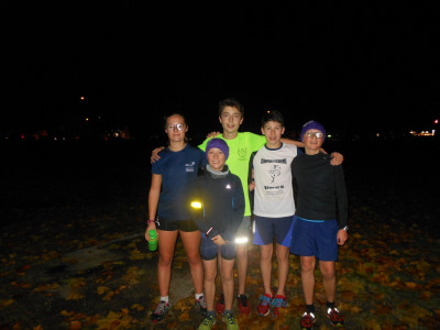 Séance "de train" avec prise de relais et sprints pour l'école de triathlon